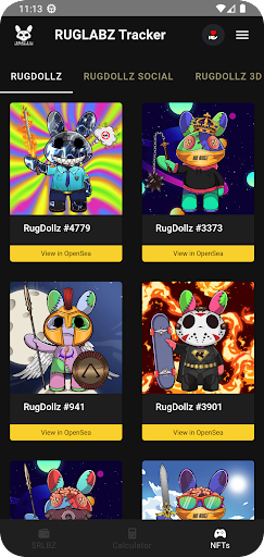 Android application RugLabz Tracker screenshort