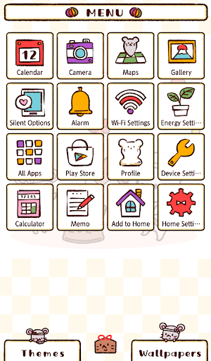Cute NewYears Rat Theme Screen 2