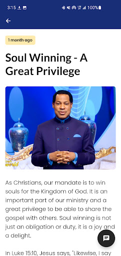 Christ Embassy SoulTracker Screen 3