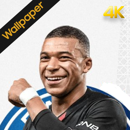 Kylian Mbappe Wallpaper HD logo