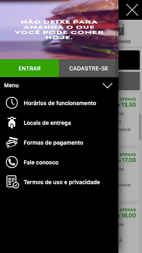 Android application House Burguer screenshort