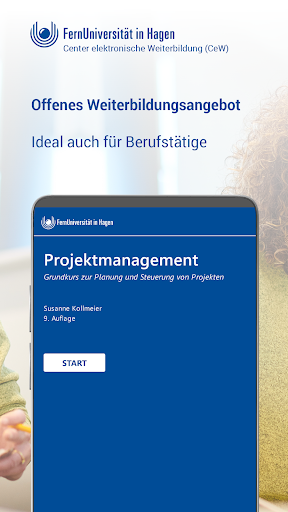 Android application Projektmanagement lernen screenshort