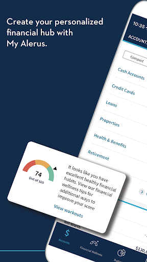 Android application My Alerus screenshort