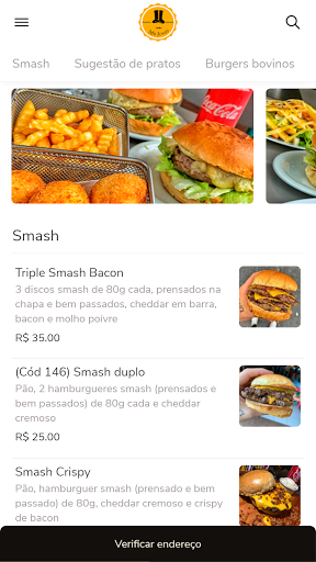 Android application Mr. Jones Burger screenshort