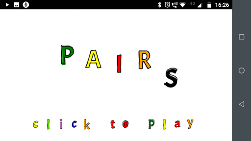 Android application PAIRS screenshort