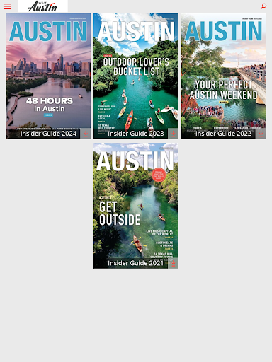 Android application Austin Insider Guide screenshort