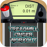 Treadmill finger workout icon