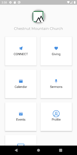 Android application Chestnut Mountain Church screenshort