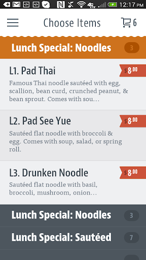 Chada Thai Bistro Screen 3