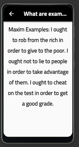 Android application Maxims screenshort