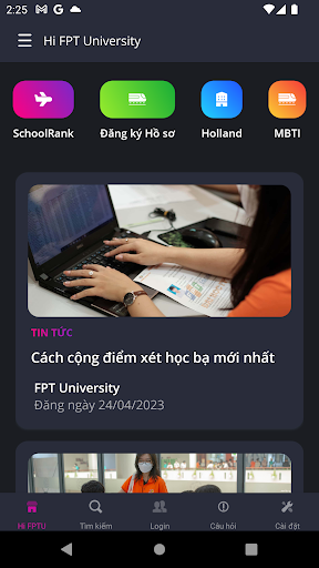 Hi FPTU Screen 3