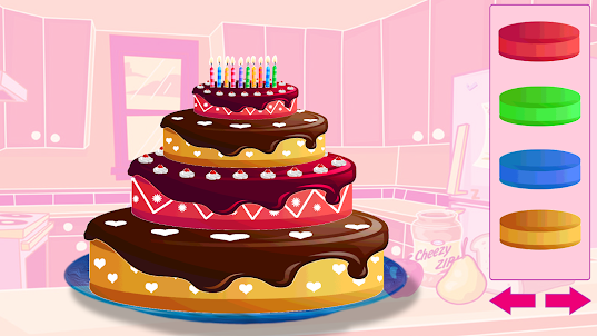 Make Happy Birthday Cake - Gir