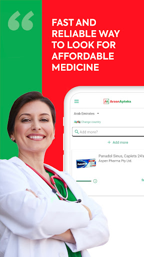 Android application ArzonApteka — Med search screenshort
