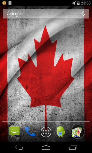 Android application Flag of Canada Live Wallpapers screenshort