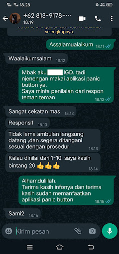 Panic Button RSM Lamongan Screen 2