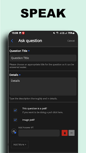 Fatuma’s Voice Forum Screen 2