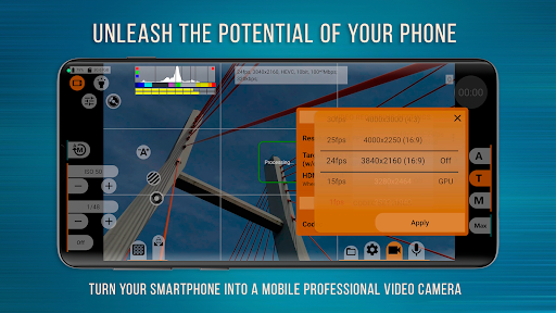 Screenshot of mcpro24fps manual video camera