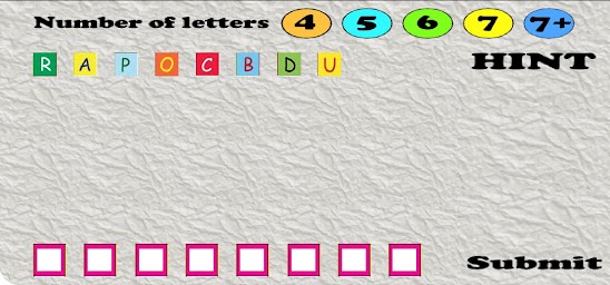 Jumble Scramble - Multilevel Jumbled Word Game