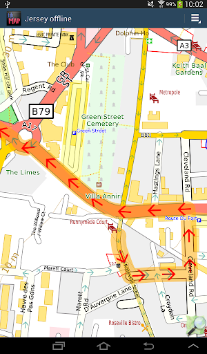 Jersey offline map screenshot 10