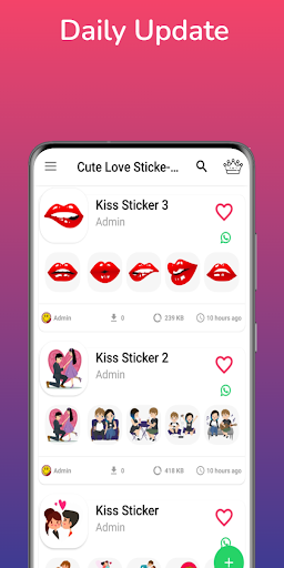 Cute Love Sticker-WASticker