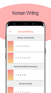Korean Alphabet Writing Awabe Unknown