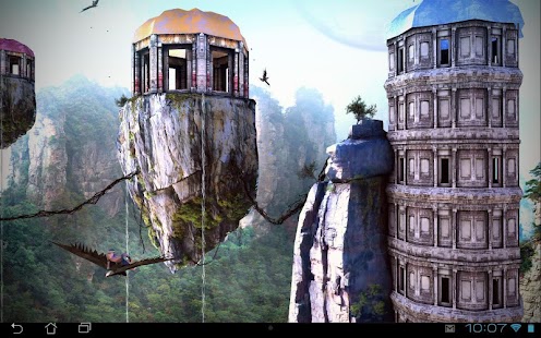 ภาพหน้าจอ Fantasy World 3D LWP