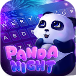 Cover Image of Herunterladen Panda-Nacht-Tastatur-Thema  APK
