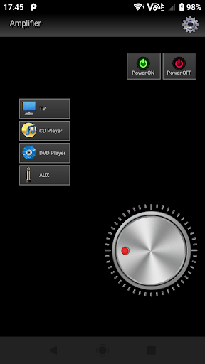 Android application IRControl Plus screenshort