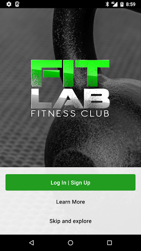 Android application FITLAB Fitness Club screenshort