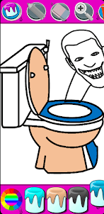 Toilet Coloring Game