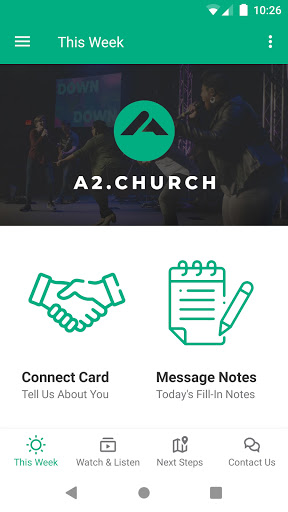 Android application A2 Church screenshort