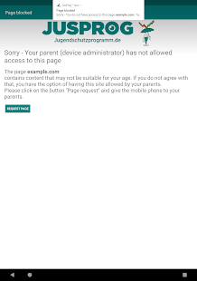 JusProg parental control app child protection 1.1.7 Screenshots 21
