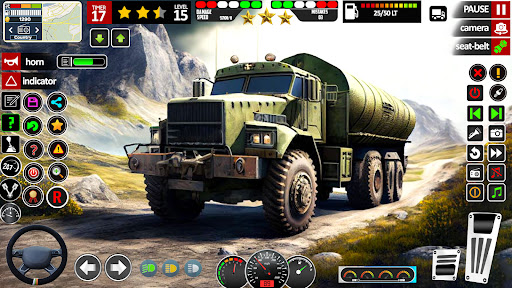 Android application Army Truck Transport Game 2023 screenshort