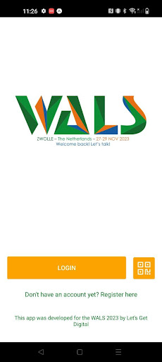 Android application WALS 2023 programm app screenshort