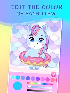 Unicorn Dress Up Avatar Maker - Screenshot 4