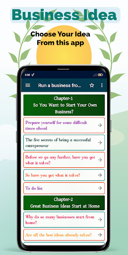 Android application Small Business Ideas screenshort