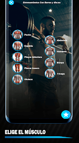 Captura 11 Entrenamiento barras con pesas android