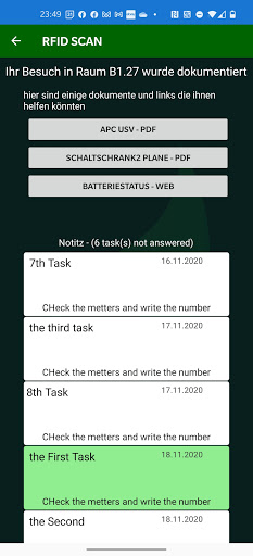Android application Greener Alarm App screenshort