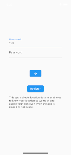 Android application Fastlane Transfers Driver App screenshort