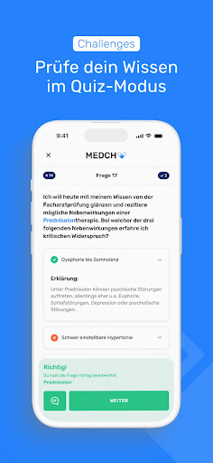 MEDCH: Medikations-Trainer Screen 3