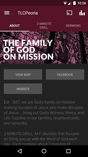 Android application Trinity Peoria screenshort