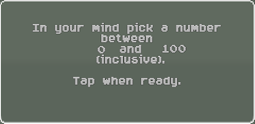 Guess My Number Screen 2