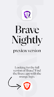 screenshot of Brave Nightly
