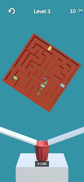#4. Puzzle Maze 3d : Multiply Ball & Clone Ball (Android) By: Game Mansion