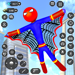 Stick Rope Hero Superhero Game Mod apk última versión descarga gratuita