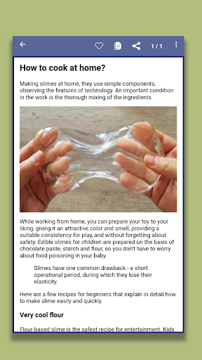 How to make slime Screen 2