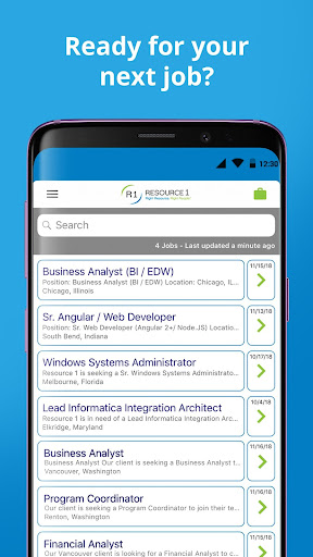 Resource 1 IT Jobs Screenshot 2 - AppWisp.com
