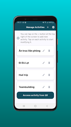 Bill Share for trips  events