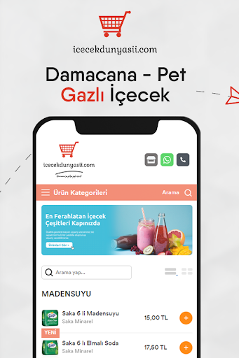 Android application İçecek Dünyası screenshort