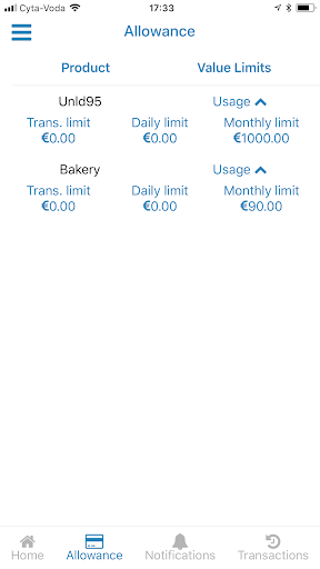 Esso fleetcard Screen 3